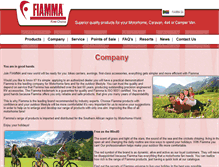 Tablet Screenshot of fiamma.co.za
